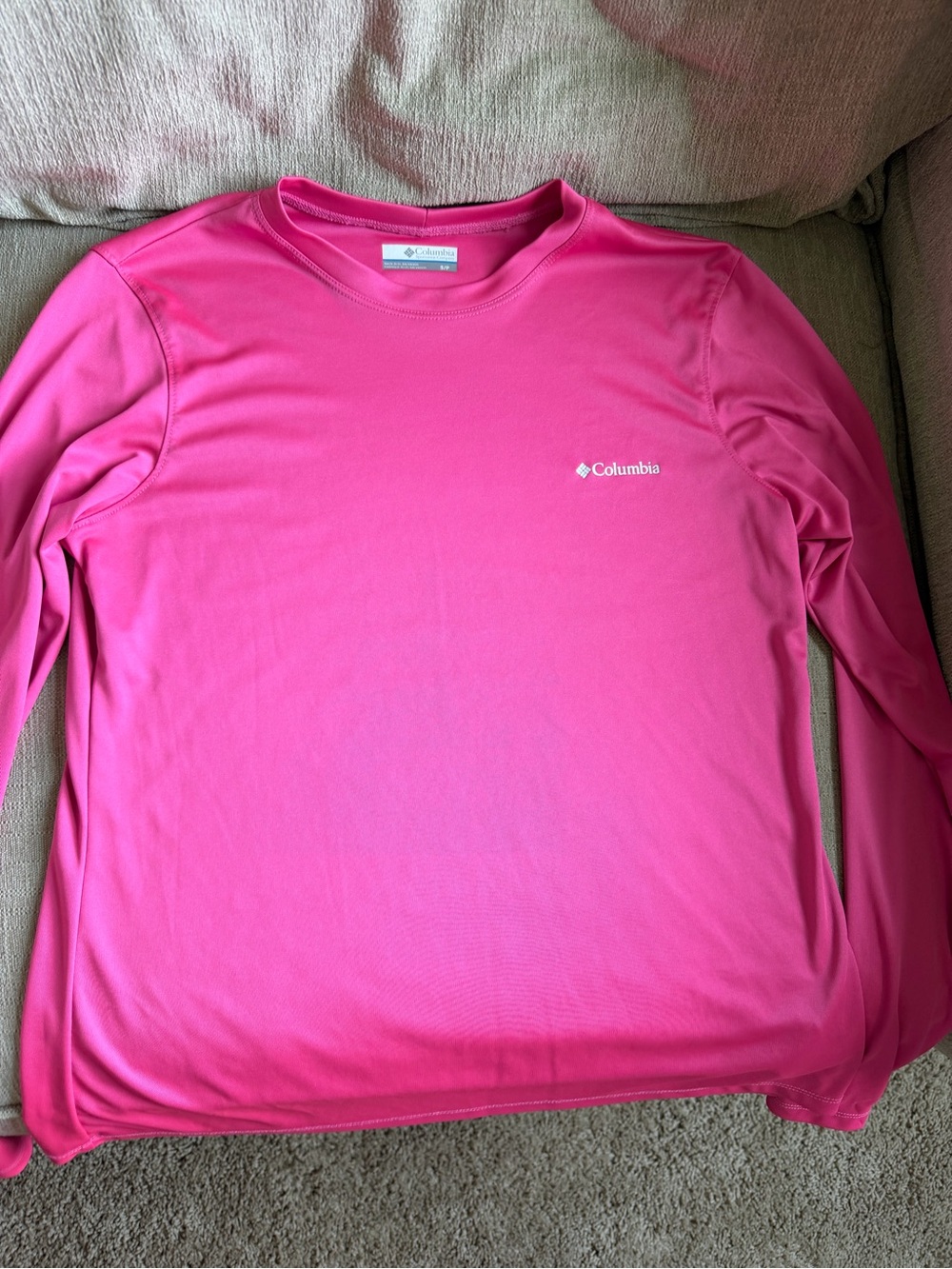 Columbia Long Sleeve Performance Shirt - Pink